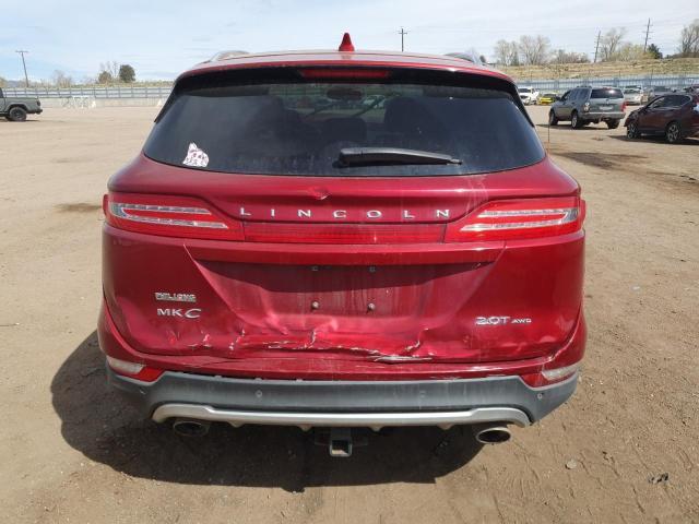5LMCJ2D91HUL69414 - 2017 LINCOLN MKC SELECT Czerwony zdjęcie 6