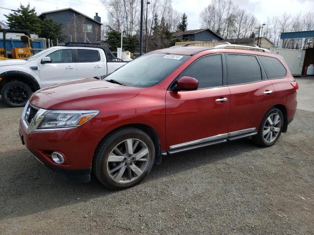 5N1AR2MM6EC686307 - 2014 NISSAN PATHFINDER S 红色 照片 1