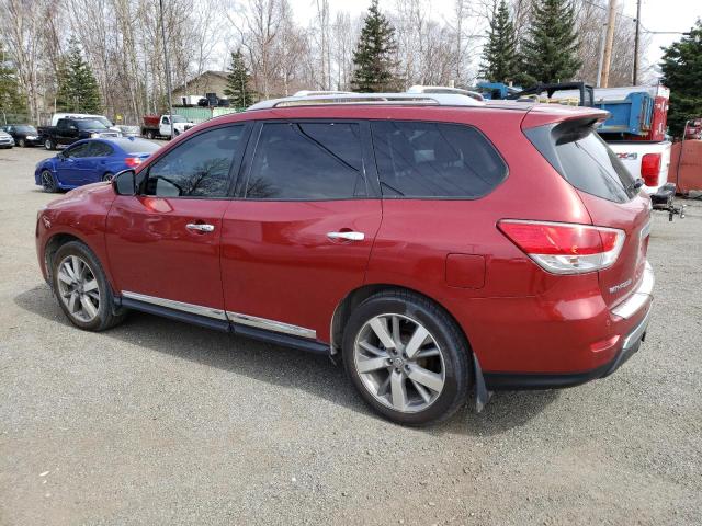 5N1AR2MM6EC686307 - 2014 NISSAN PATHFINDER S 红色 照片 2