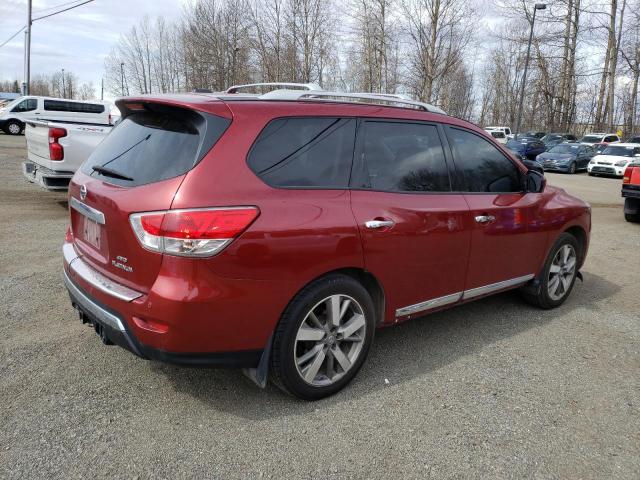 5N1AR2MM6EC686307 - 2014 NISSAN PATHFINDER S 红色 照片 3