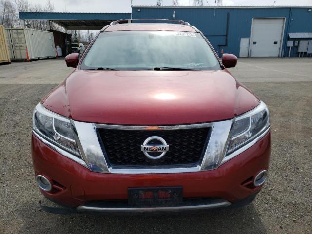 5N1AR2MM6EC686307 - 2014 NISSAN PATHFINDER S 红色 照片 5