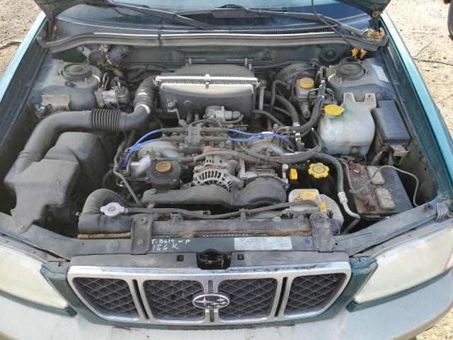 JF1SF655X1H756202 - 2001 SUBARU FORESTER S GREEN photo 12
