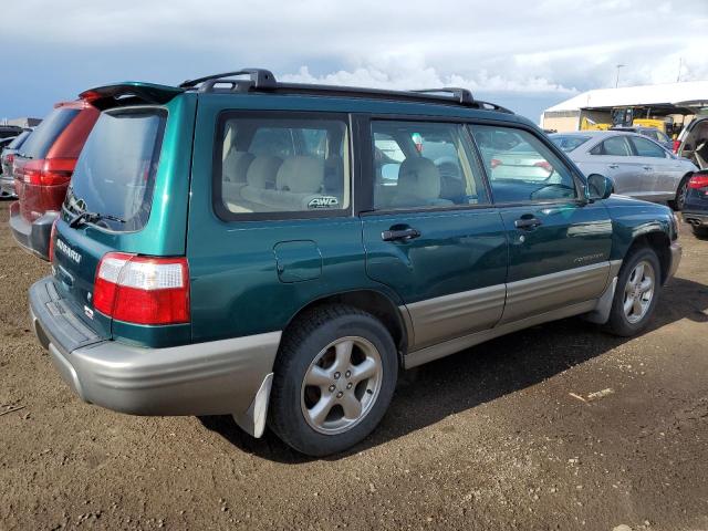 JF1SF655X1H756202 - 2001 SUBARU FORESTER S GREEN photo 3