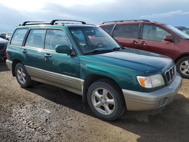 JF1SF655X1H756202 - 2001 SUBARU FORESTER S GREEN photo 4
