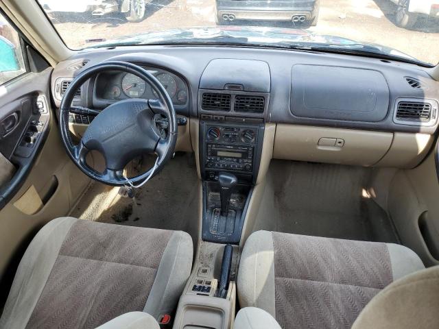 JF1SF655X1H756202 - 2001 SUBARU FORESTER S GREEN photo 8