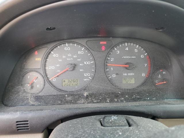 JF1SF655X1H756202 - 2001 SUBARU FORESTER S GREEN photo 9