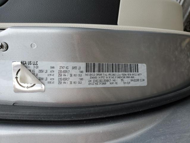 2C4RC1BG1LR209417 - 2020 CHRYSLER PACIFICA TOURING L 银色 照片 13