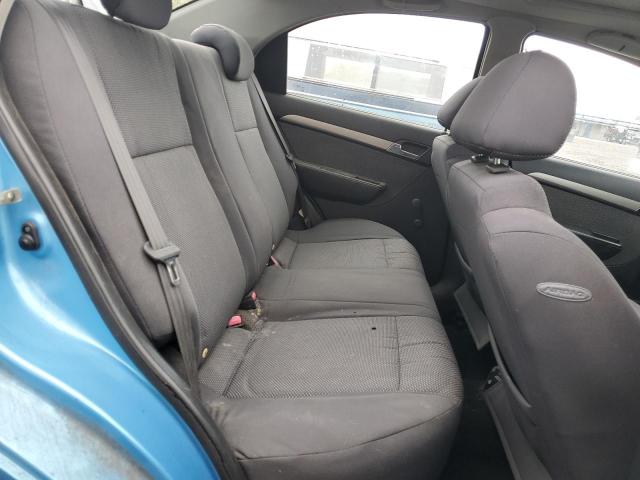 KL1TD56667B141784 - 2007 CHEVROLET AVEO BASE Mavi foto 10