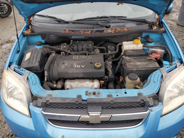 KL1TD56667B141784 - 2007 CHEVROLET AVEO BASE Mavi foto 11