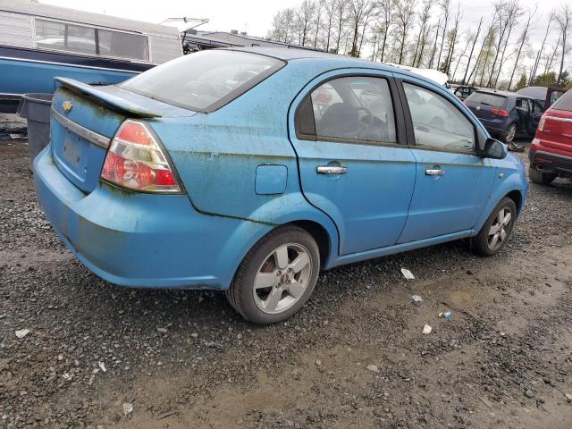 KL1TD56667B141784 - 2007 CHEVROLET AVEO BASE Mavi foto 3