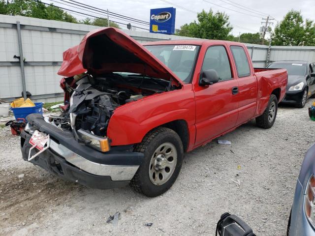 1GCEC19X47Z185890 - 2007 CHEVROLET SILVERADO C1500 CLASSIC RED photo 1