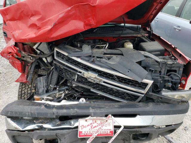 1GCEC19X47Z185890 - 2007 CHEVROLET SILVERADO C1500 CLASSIC RED photo 11