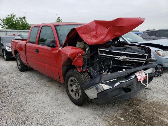 1GCEC19X47Z185890 - 2007 CHEVROLET SILVERADO C1500 CLASSIC RED photo 4