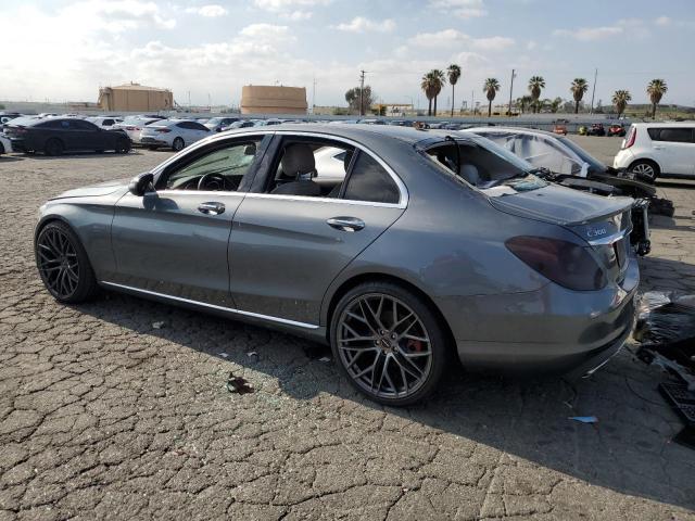 55SWF4JB7HU182579 - 2017 MERCEDES-BENZ C 300 GRAY photo 2