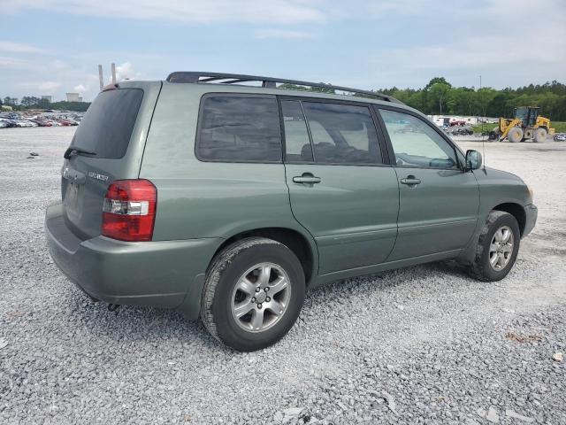 JTEDP21A840015167 - 2004 TOYOTA HIGHLANDER BASE GREEN photo 3