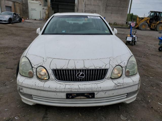 JT8BD69S550205162 - 2005 LEXUS GS 300 WHITE photo 5