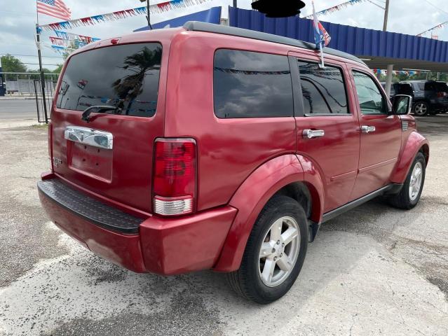 1D8GT58K58W191515 - 2008 DODGE NITRO SLT RED photo 4