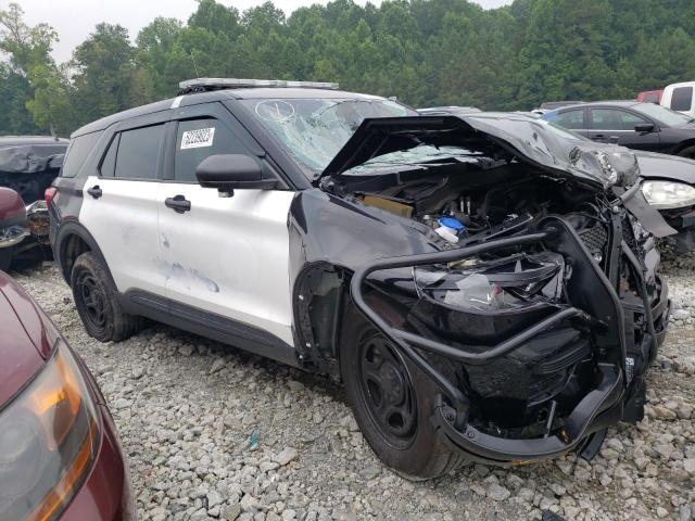 1FM5K8AB7NGA32551 - 2022 FORD EXPLORER POLICE INTERCEPTOR BLACK photo 4