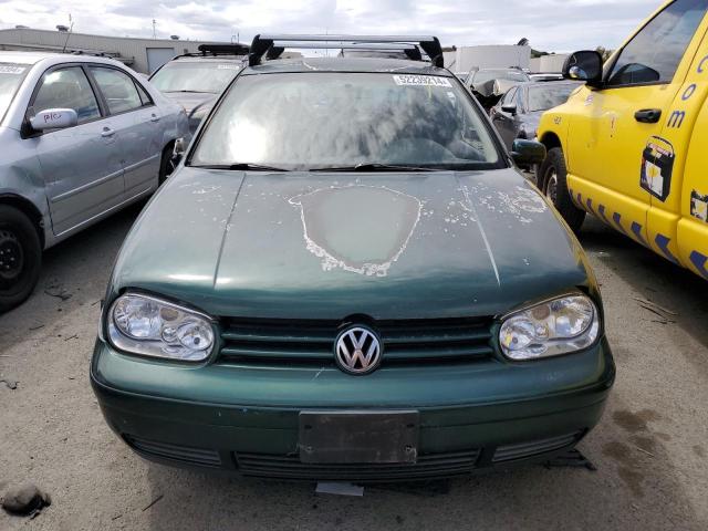 WVWBC21J5YW533831 - 2000 VOLKSWAGEN GOLF GL GREEN photo 5