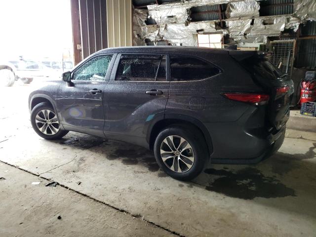 5TDKDRAH0PS002277 - 2023 TOYOTA HIGHLANDER L CHARCOAL photo 2