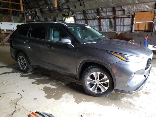 5TDKDRAH0PS002277 - 2023 TOYOTA HIGHLANDER L CHARCOAL photo 4