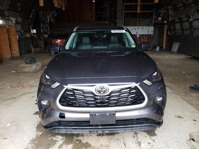 5TDKDRAH0PS002277 - 2023 TOYOTA HIGHLANDER L CHARCOAL photo 5