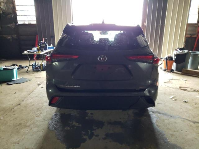5TDKDRAH0PS002277 - 2023 TOYOTA HIGHLANDER L CHARCOAL photo 6