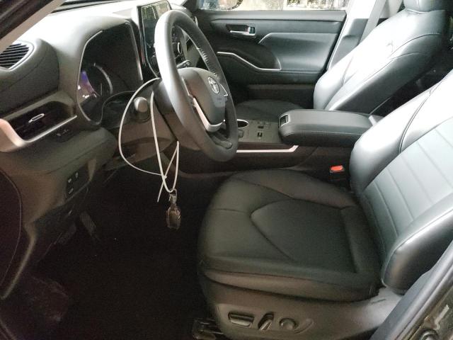 5TDKDRAH0PS002277 - 2023 TOYOTA HIGHLANDER L CHARCOAL photo 7