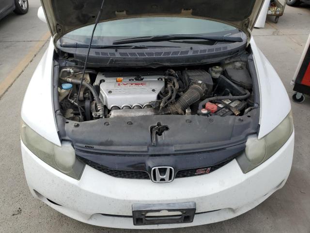 2HGFA55539H702770 - 2009 HONDA CIVIC SI WHITE photo 11