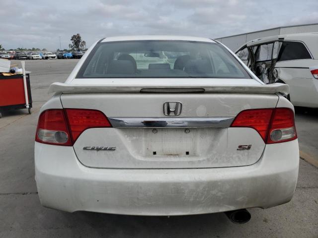 2HGFA55539H702770 - 2009 HONDA CIVIC SI WHITE photo 6