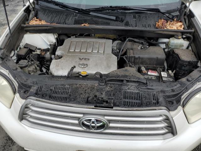 JTEES41A792126996 - 2009 TOYOTA HIGHLANDER WHITE photo 11