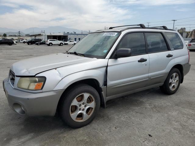 JF1SG65654H740306 - 2004 SUBARU FORESTER 2.5XS Серебристый фото 1