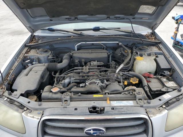 JF1SG65654H740306 - 2004 SUBARU FORESTER 2.5XS Серебристый фото 12