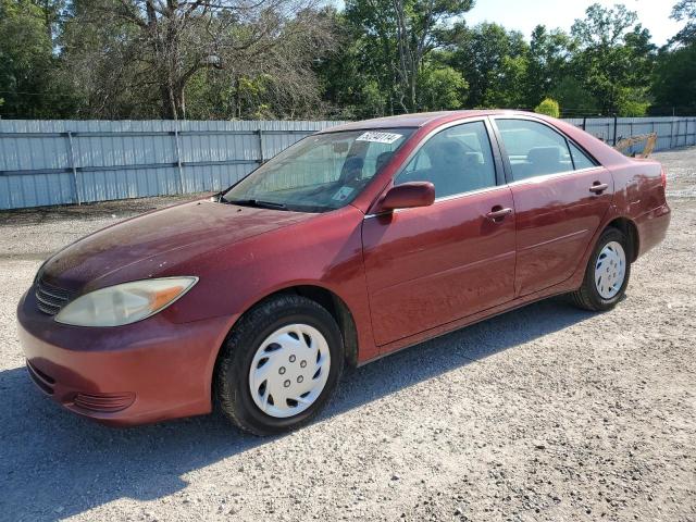 4T1BE32K32U083361 - 2002 TOYOTA CAMRY LE RED photo 1