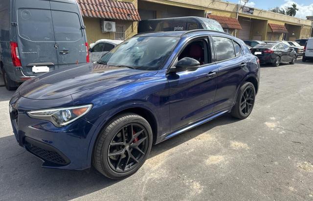ZASPAKBN4M7C98833 - 2021 ALFA ROMEO STELVIO TI Синий фото 2