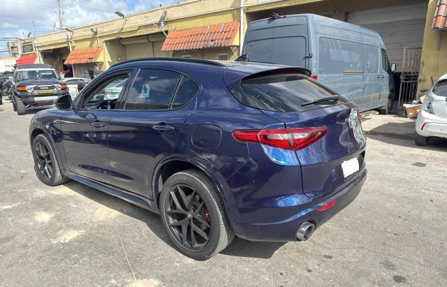 ZASPAKBN4M7C98833 - 2021 ALFA ROMEO STELVIO TI Синий фото 3