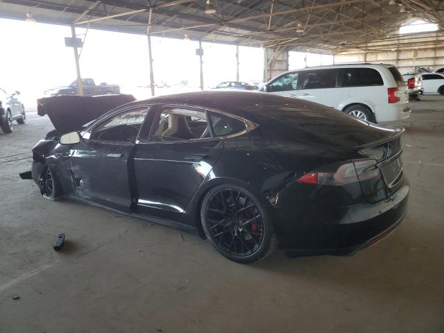 5YJSA1E43GF131779 - 2016 TESLA MODEL S BLACK photo 2