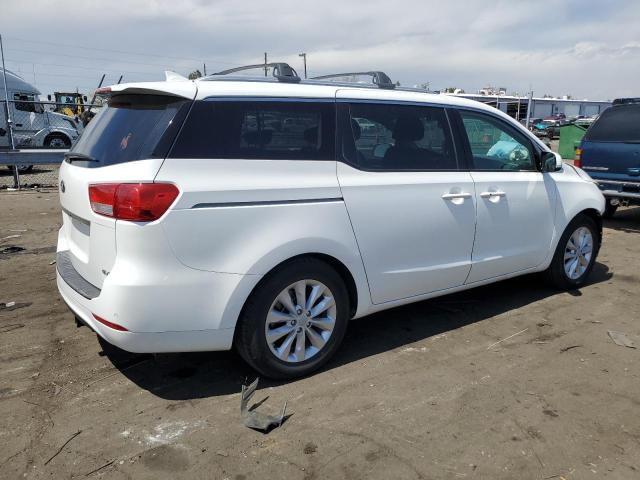 KNDMC5C1XG6184865 - 2016 KIA SEDONA EX WHITE photo 3