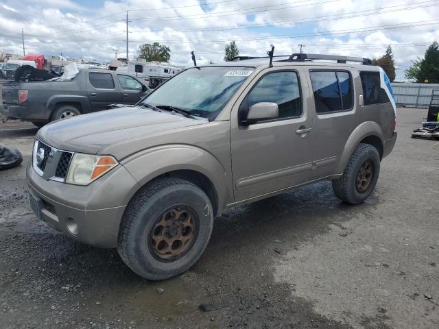 5N1AR18W16C634588 - 2006 NISSAN PATHFINDER LE TAN photo 1
