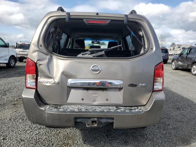 5N1AR18W16C634588 - 2006 NISSAN PATHFINDER LE TAN photo 6