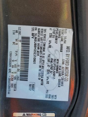 5LMEU88H35ZJ10801 - 2005 LINCOLN AVIATOR გრაფიტი ფოტო 13