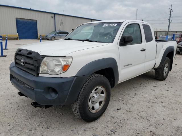 5TEUU4EN3AZ744498 - 2010 TOYOTA TACOMA ACCESS CAB WHITE photo 1