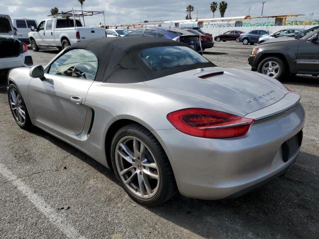 WP0CA2A86DS113942 - 2013 PORSCHE BOXSTER SILVER photo 2