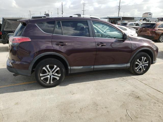 2T3ZFREV4GW265962 - 2016 TOYOTA RAV4 LE PURPLE photo 3