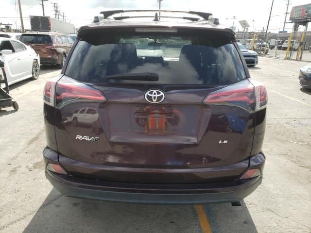 2T3ZFREV4GW265962 - 2016 TOYOTA RAV4 LE PURPLE photo 6