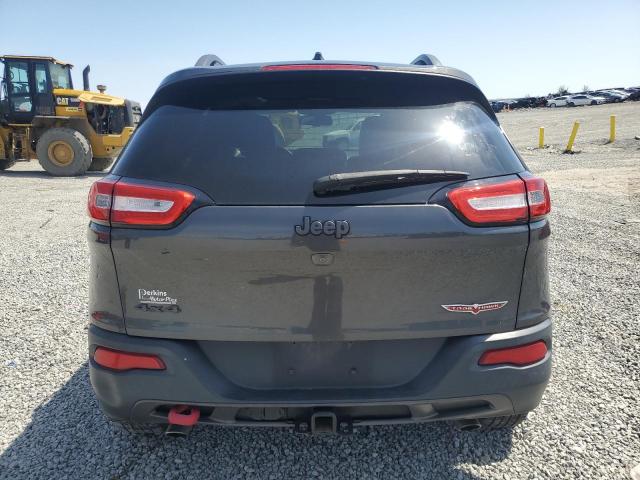 1C4PJMBS2FW610618 - 2015 JEEP CHEROKEE TRAILHAWK GRAY photo 6