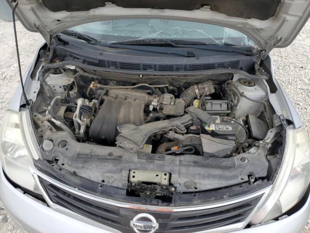 3N1BC1CP5CK812280 - 2012 NISSAN VERSA S SILVER photo 11