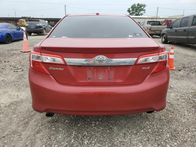 4T1BK1FK4CU523631 - 2012 TOYOTA CAMRY SE RED photo 6