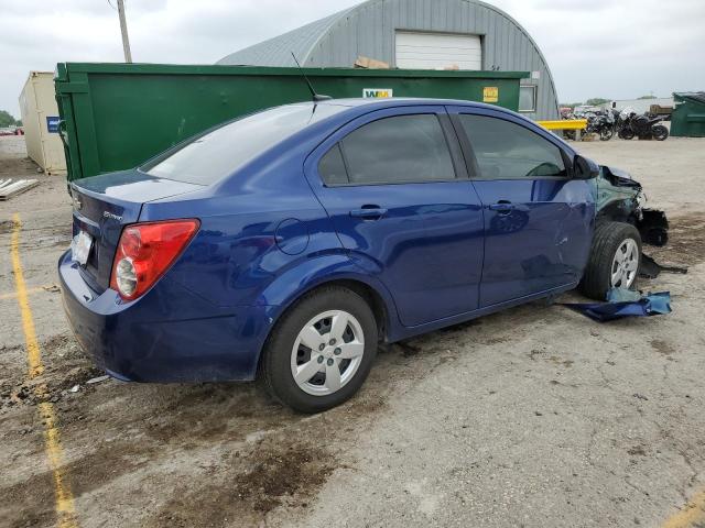 1G1JA5SH1E4145106 - 2014 CHEVROLET SONIC LS BLUE photo 3