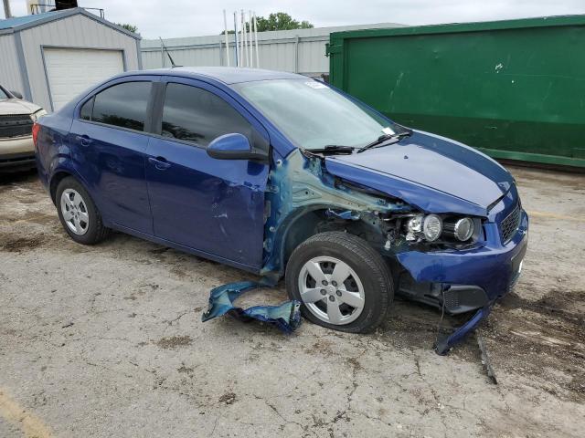 1G1JA5SH1E4145106 - 2014 CHEVROLET SONIC LS BLUE photo 4